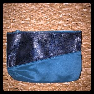 Black and Blue IPSY makeup bag